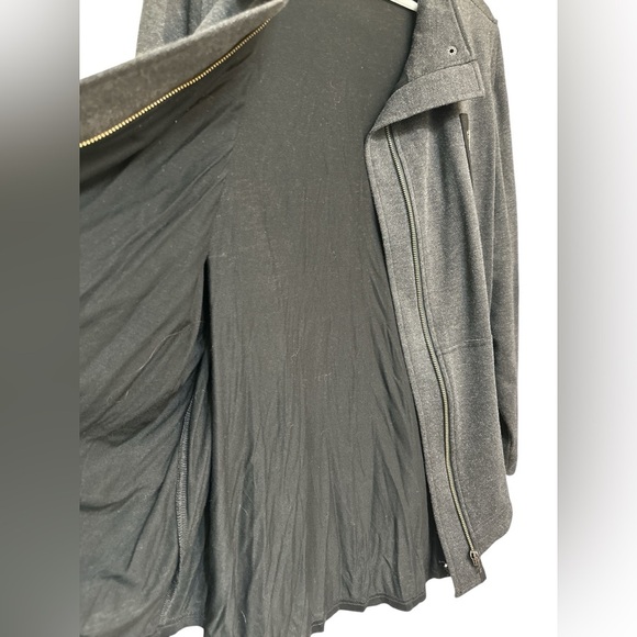 Cabi Love Carol Collection Jacket Gray/Black Mesh Back Belt - Picture 4 of 9